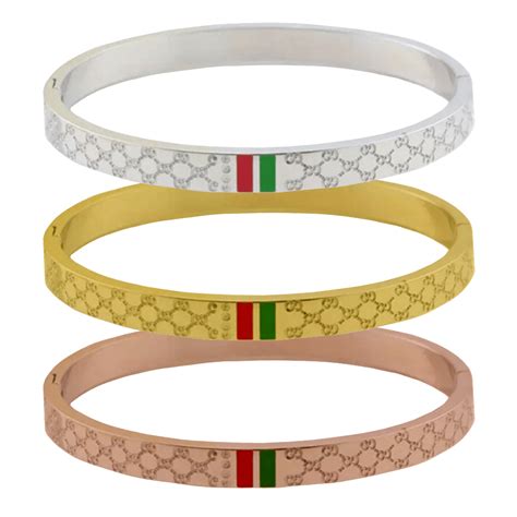 gucci gold cuff bracelets for women|gucci charm bracelet in silver.